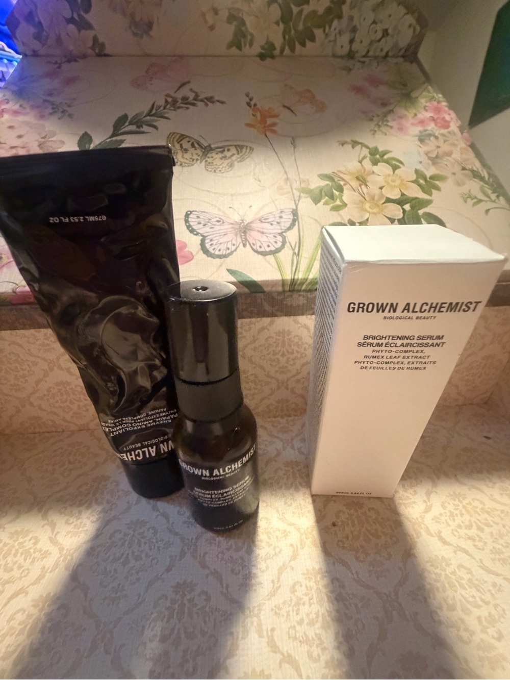 Grown Alchemist Brightening Serum + Enzyme Exfoliant New